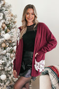 Swoon Red Cardigan