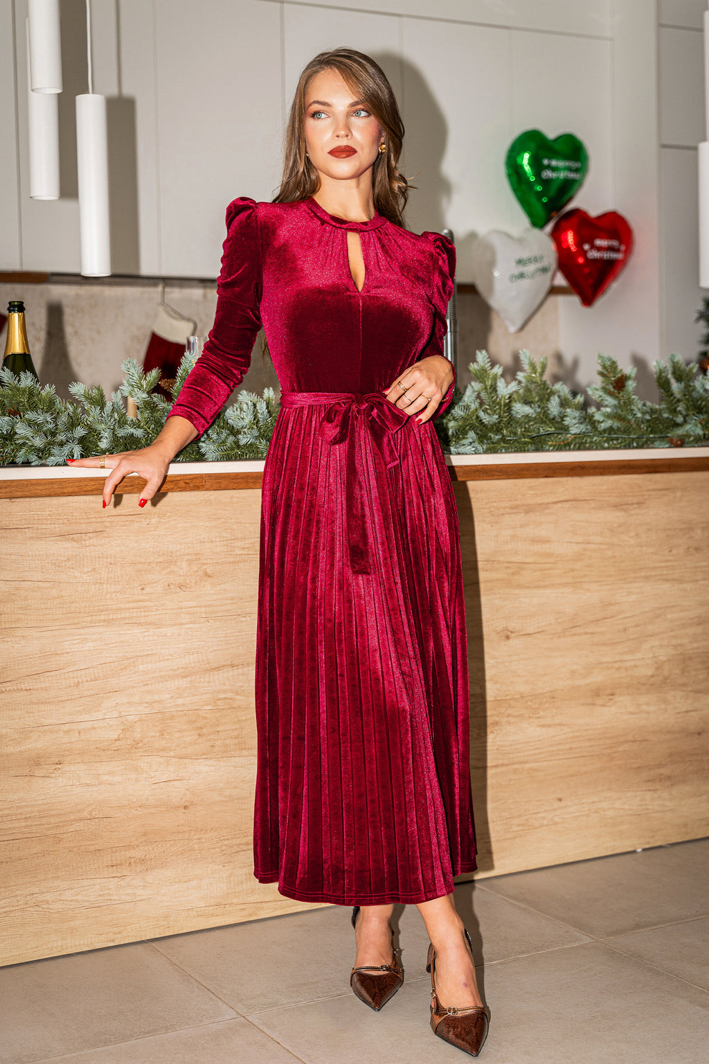 Once in a Lifetime Red Maxi Dress