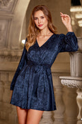 Never Basic Blue Mini Dress