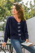 Autumn Glow Blue Cardigan