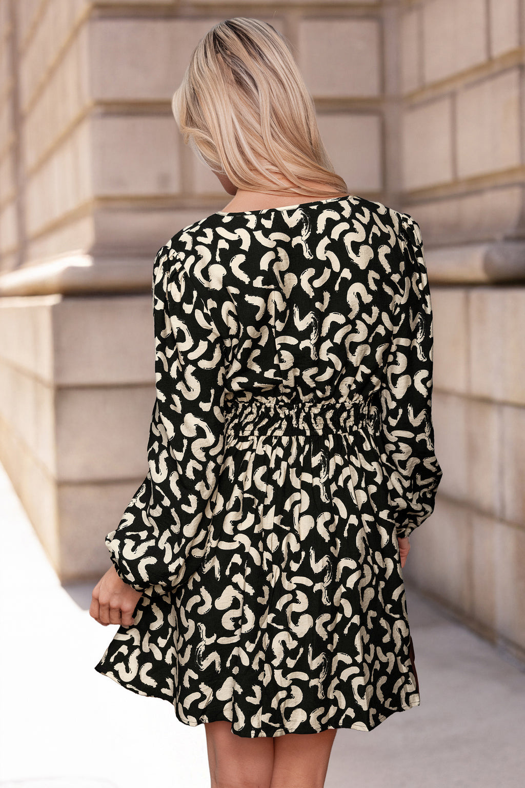 Exhibit Muse Abstract Mini Dress