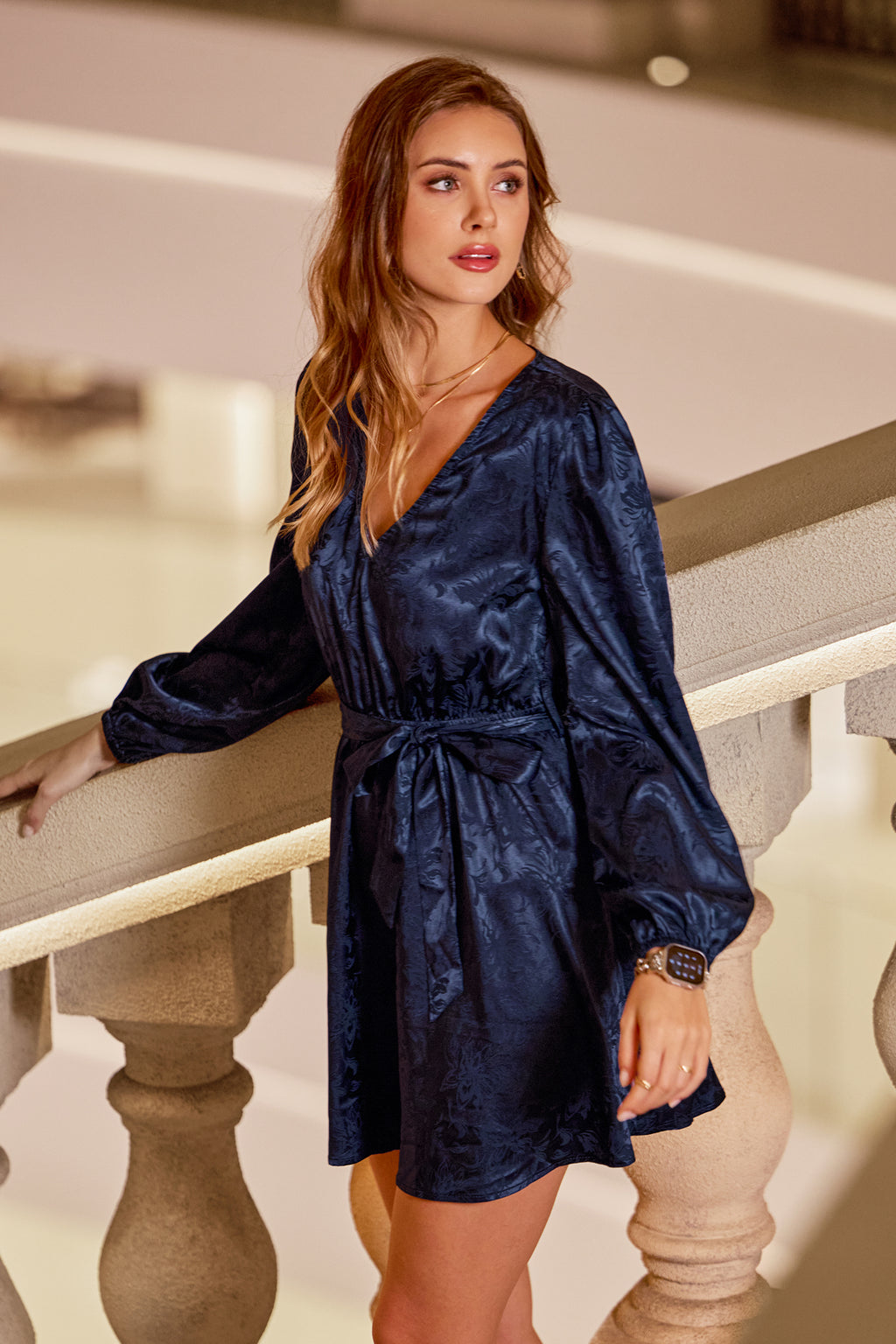 Never Basic Blue Mini Dress