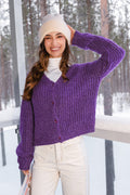 La La Land Purple Cardigan