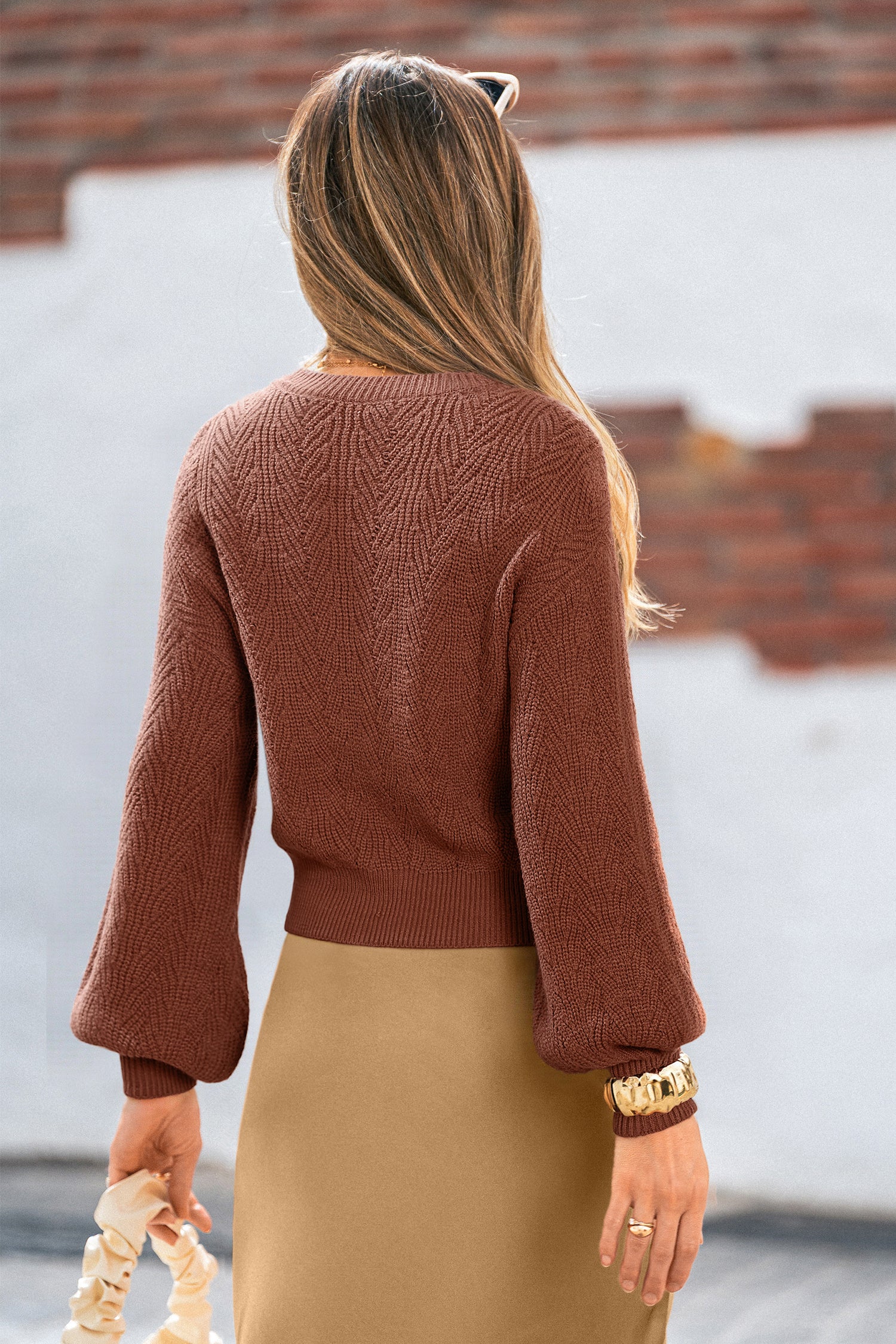 Enigma Brown Sweater