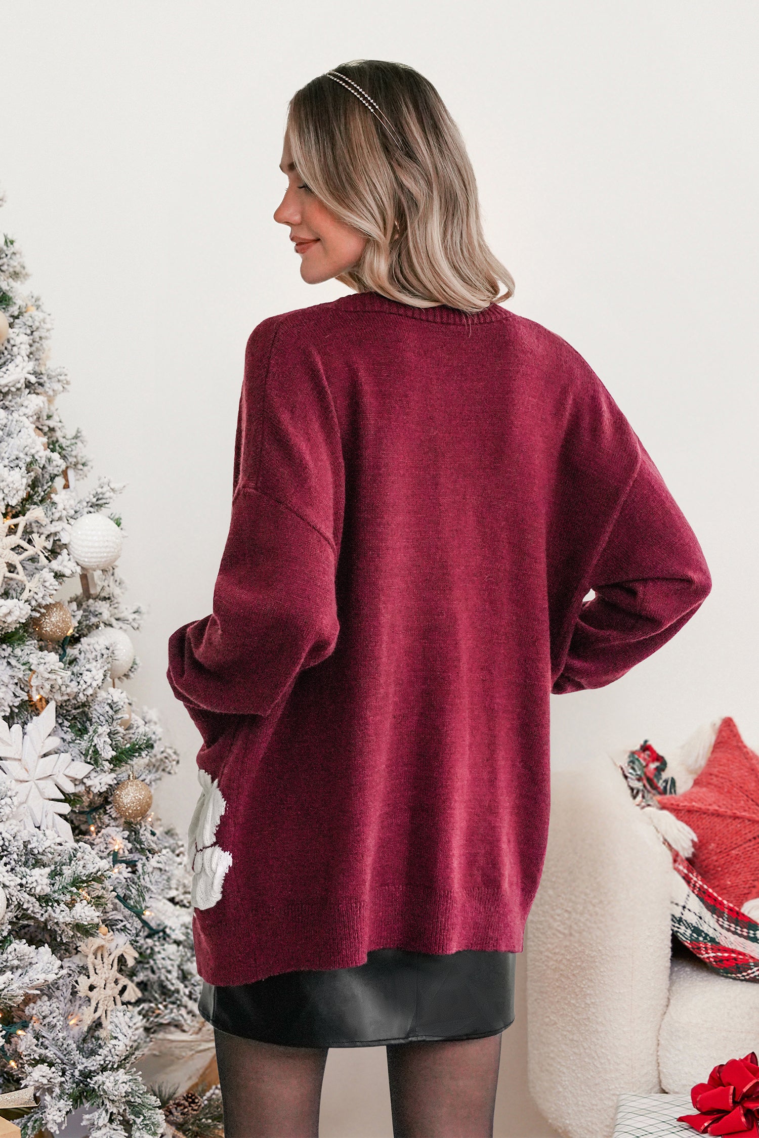 Swoon Red Cardigan