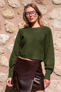 Sage Advice Green Sweater