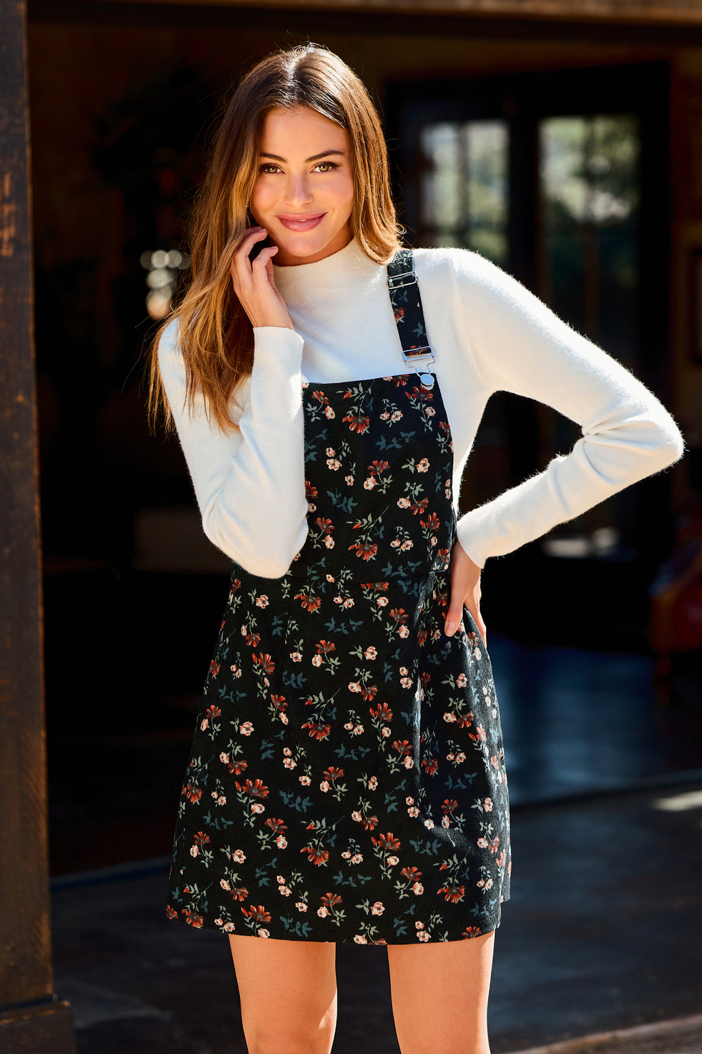 Flower Picking Floral Mini Dress