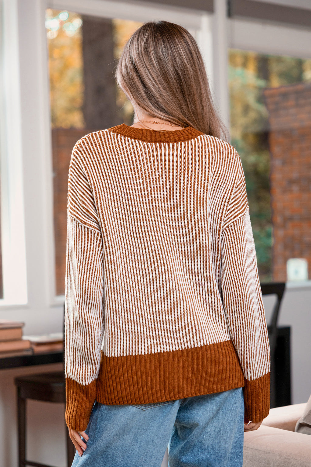 Hot Fudge Striped Sweater