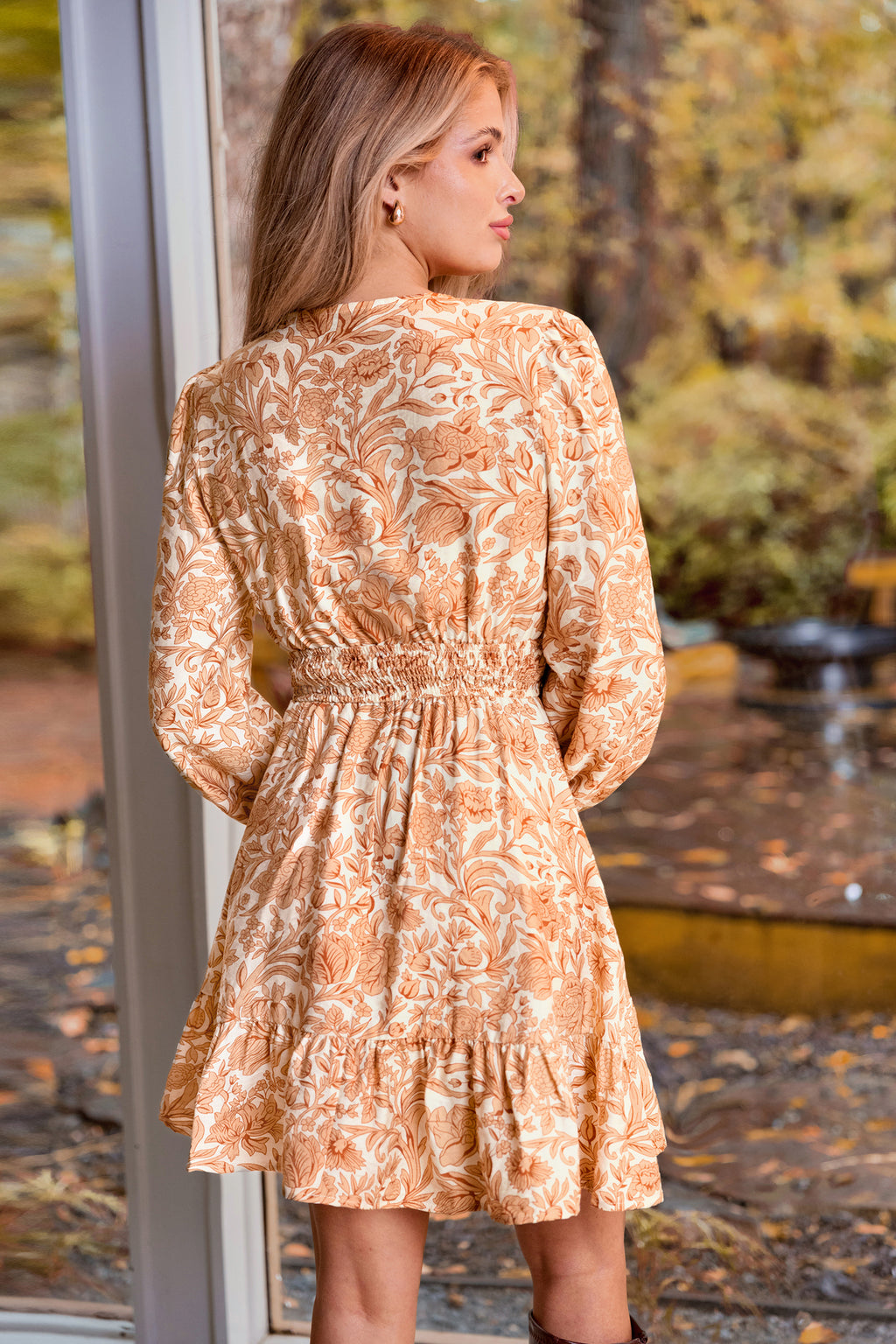 Be Yourself Floral Mini Dress