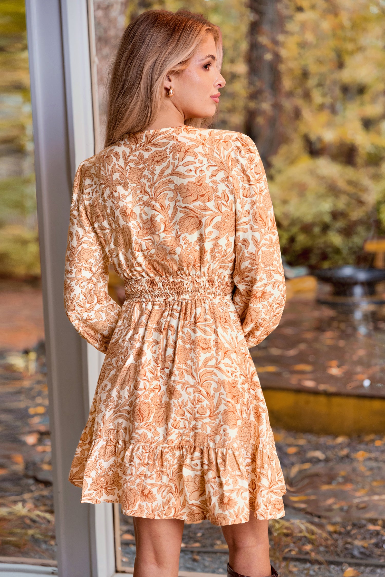 Be Yourself Floral Mini Dress