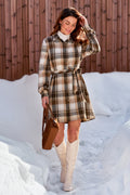 All About Fall Plaid Mini Dress