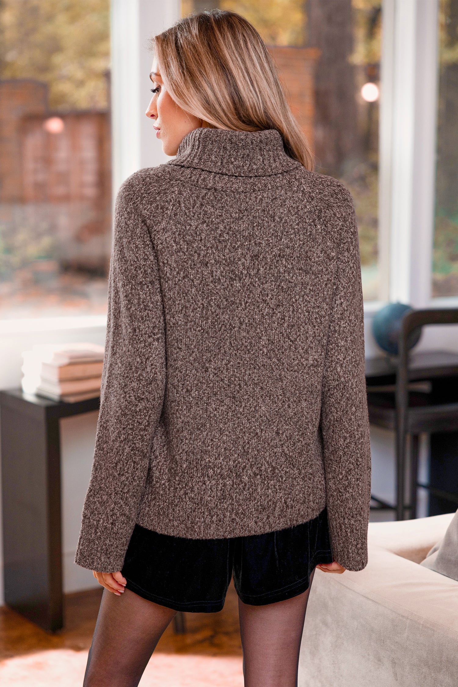 Cinnamon Spice Brown Sweater