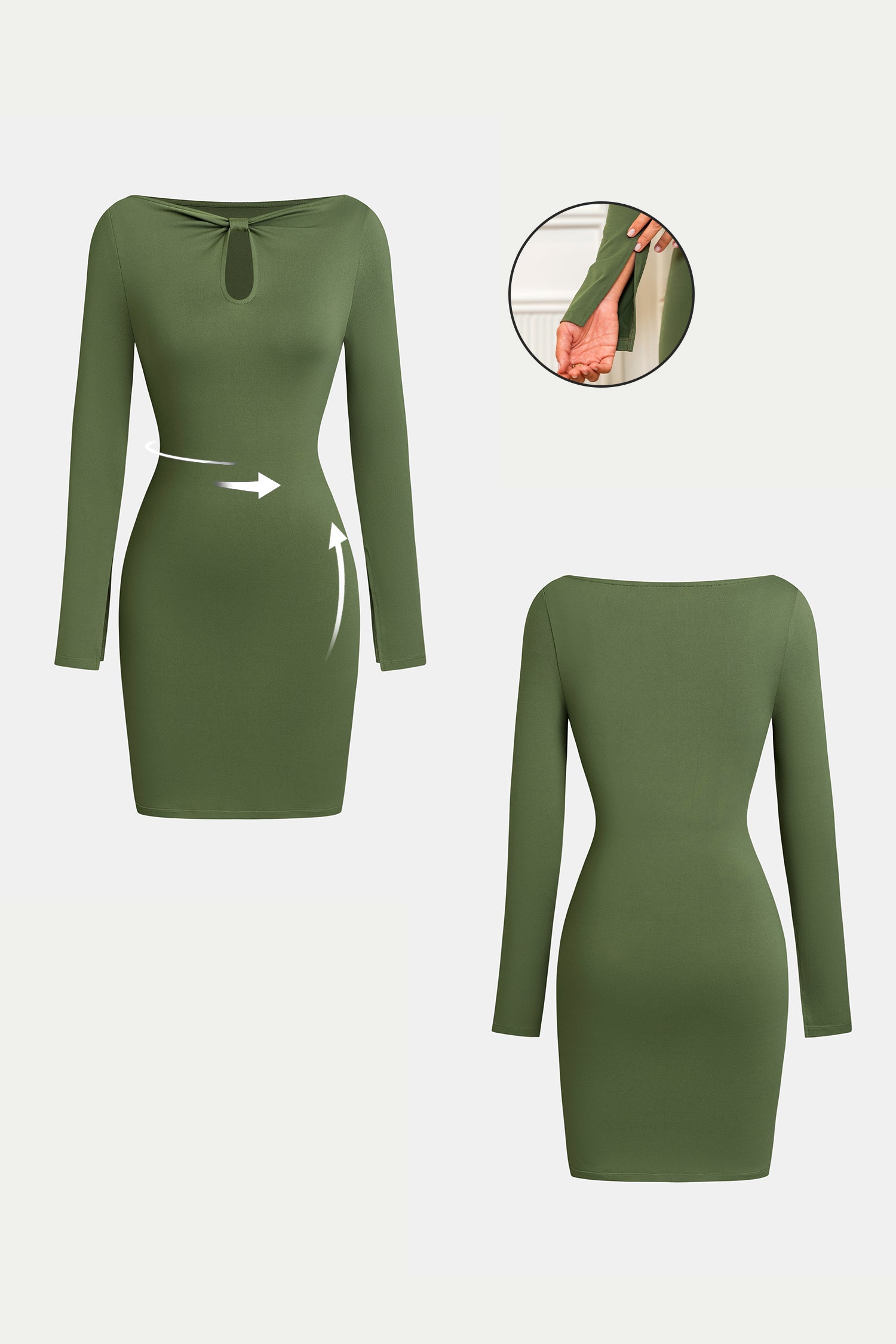 Can’t Relate Green Mini Dress