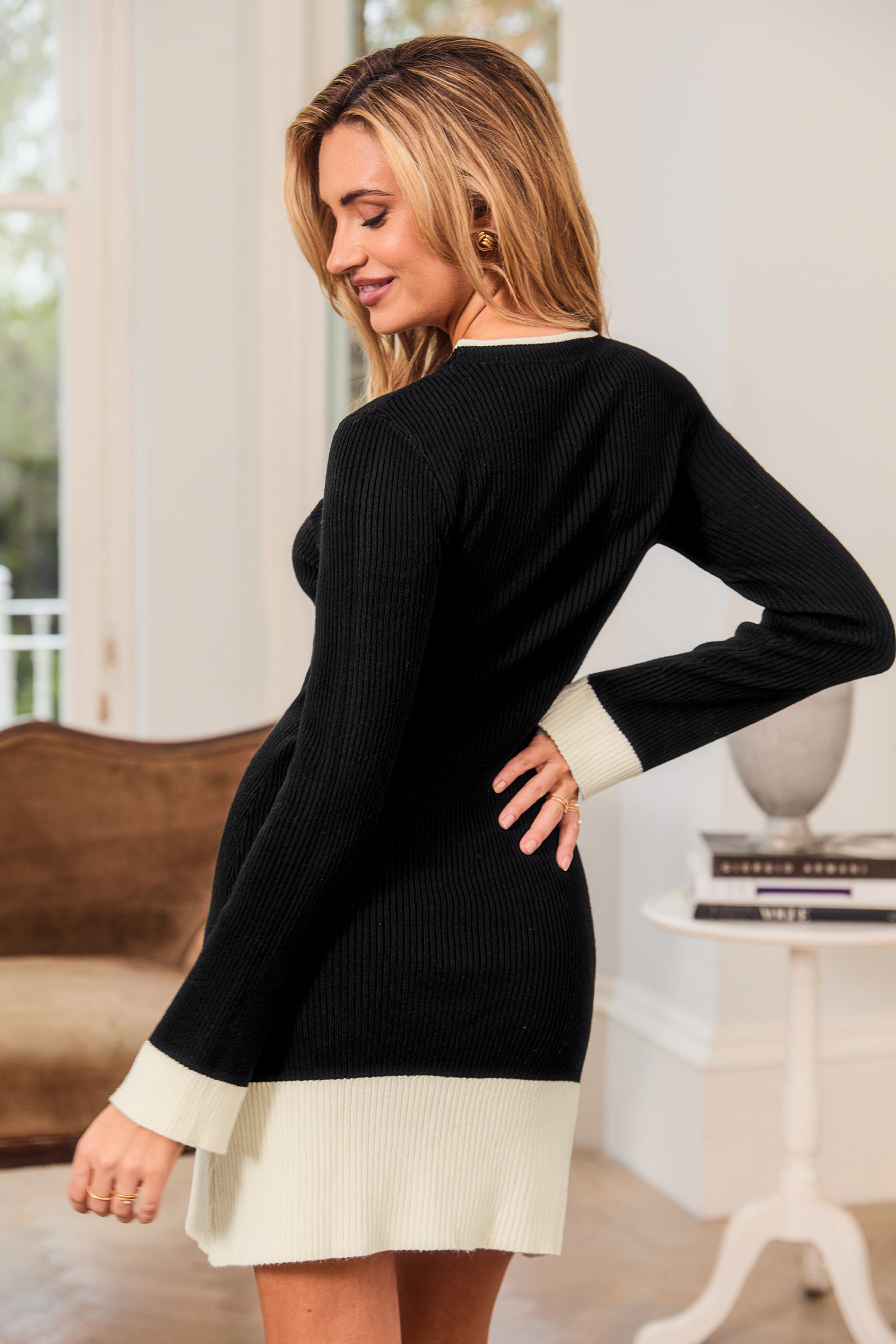 Color Story Colorblock Sweater Dress