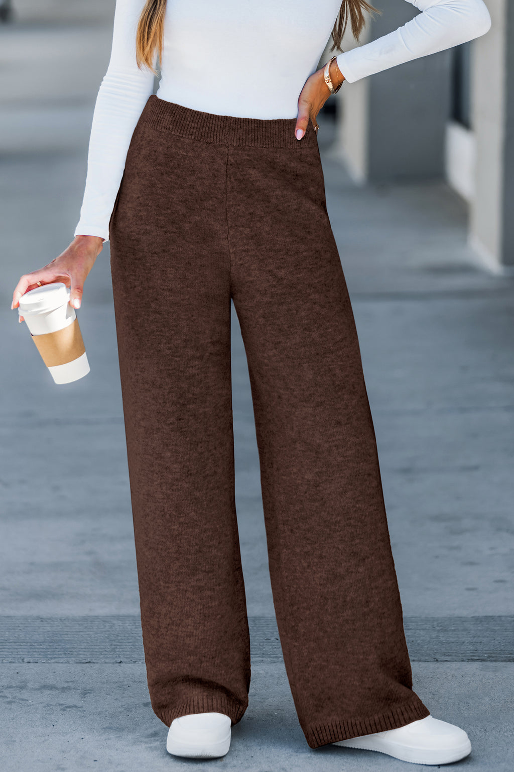 Hushed Tones Brown Pants