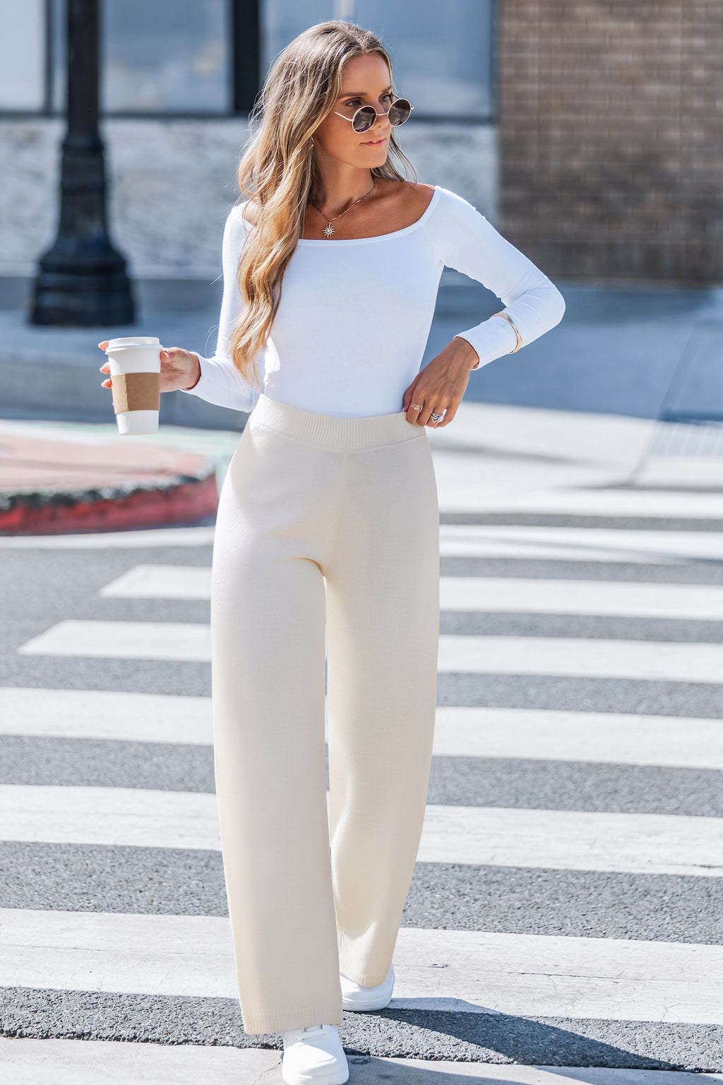 Hushed Tones Cream Pants