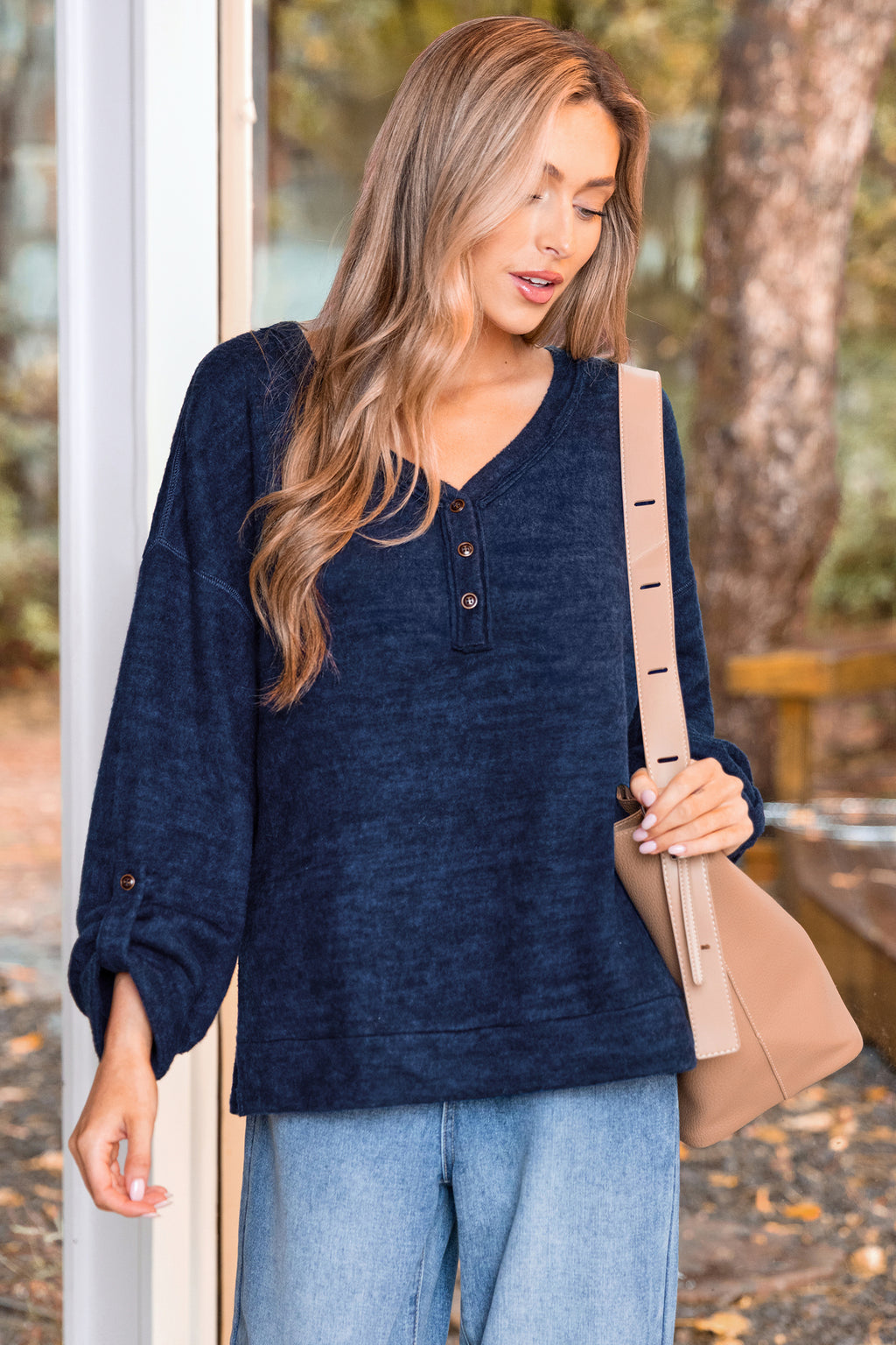 Current Mood Blue Top