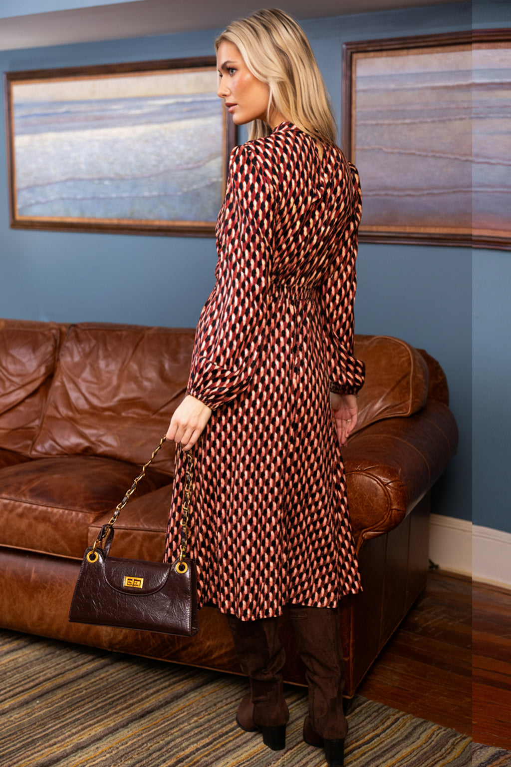 Speed Date Geo Maxi Dress