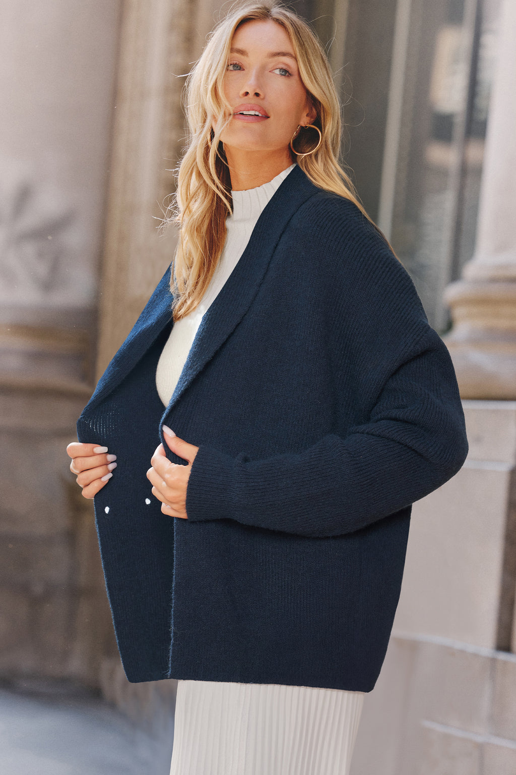 Film Noir Blue Cardigan