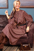 Speed Date Geo Maxi Dress