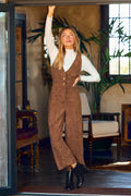 Dakota Brown Jumpsuit