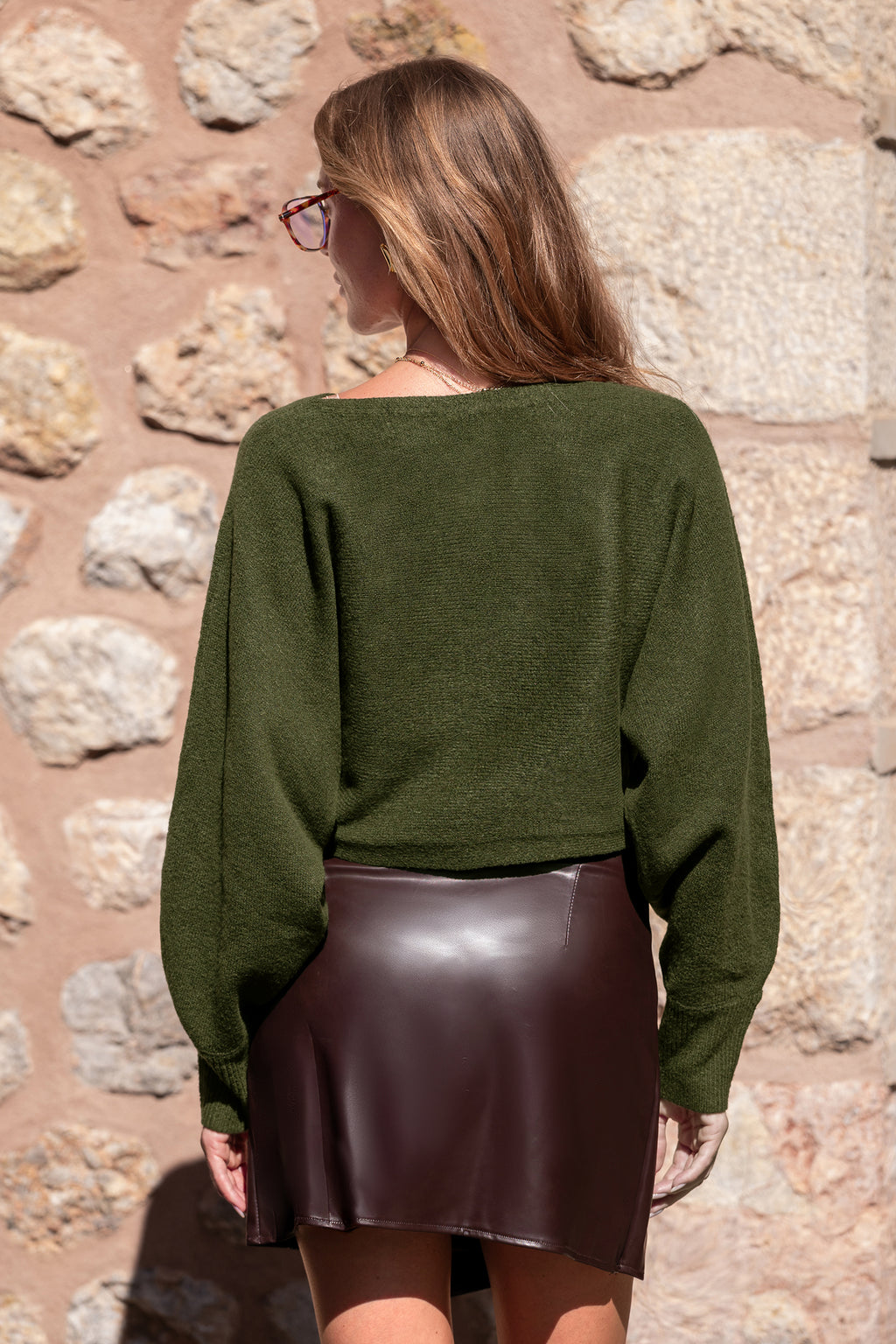Sage Advice Green Sweater