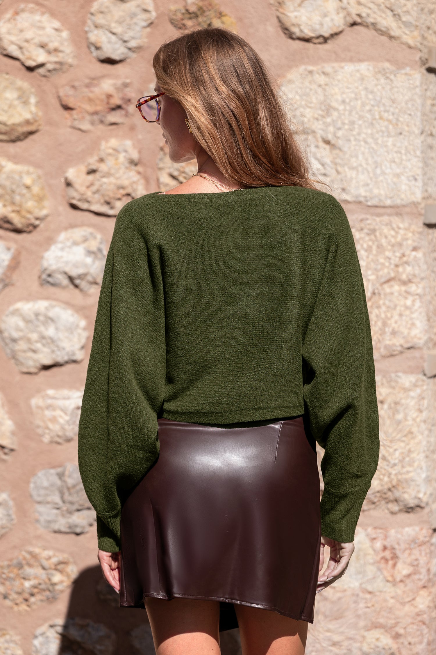 Sage Advice Green Sweater