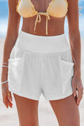 Cloud Nine White Cover-Up Shorts