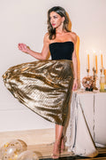 Ivory Tower Two-Toned Maxi Dress